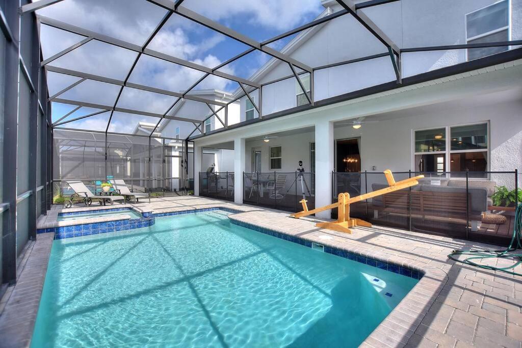 Luxury Villa Near Disney 8 Bedroom Private Pool & Playground Kissimmee Exterior photo